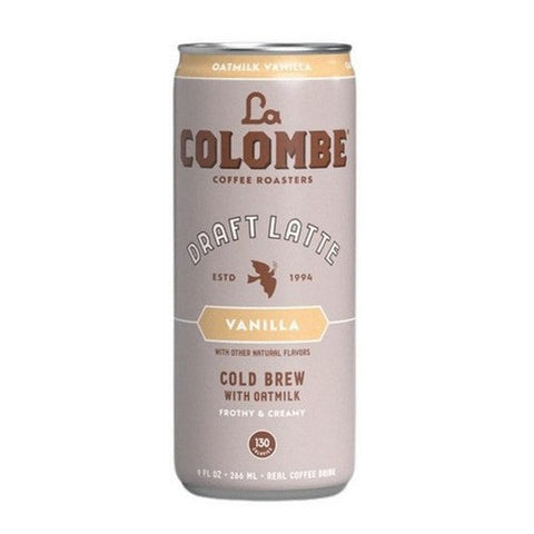 La Colombe, Draft Latte With Oatmilk Vanilla, 9 Oz(Case Of 12) La Colombe