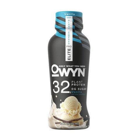 Owyn, Plant Based Pro Elite Vanilla Protein Drink, 12 Oz(Case Of 12)
