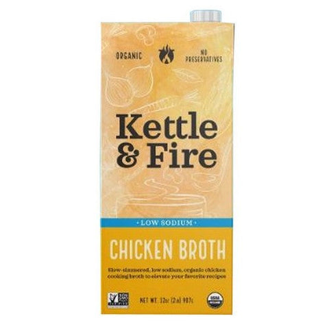 Functional Remedies, Chicken Broth Low Sodium, 32 Oz(Case of 8) Functional Remedies