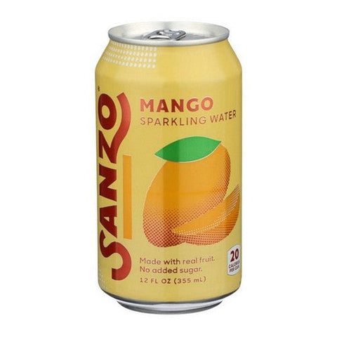 Sanzo, Mango Sparkling Water, 12 Oz(Case Of 12) Sanzo