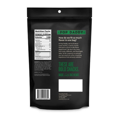Pop Daddy Snacks, Dill Pickle Pretzels, 7.5 Oz(Case Of 12)