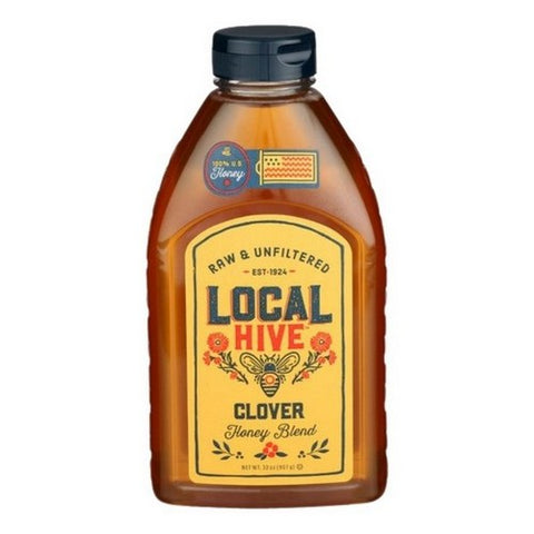 Local Hive, Clover Honey, 32 Oz (Case Of 6) Local Hive