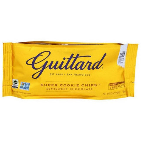 Guittard, Super Cookie Chocolate Chips, 10 Oz(Case Of 12) Guittard