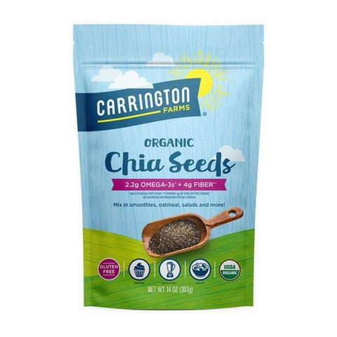 Carrington Farms, Organic Chia Seeds, 14 Oz(Case Of 6) Carrington Farms