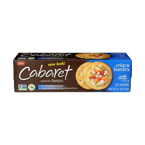 Dare, Cabaret Crisp And Buttery Crackers, 6.1 Oz(Case Of 12) Dare