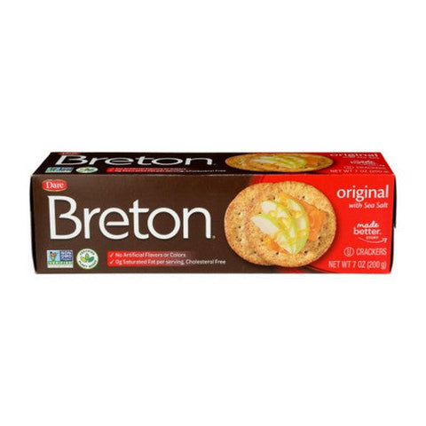 Dare, Original Breton Crackers, 7 Oz(Case Of 12) Dare