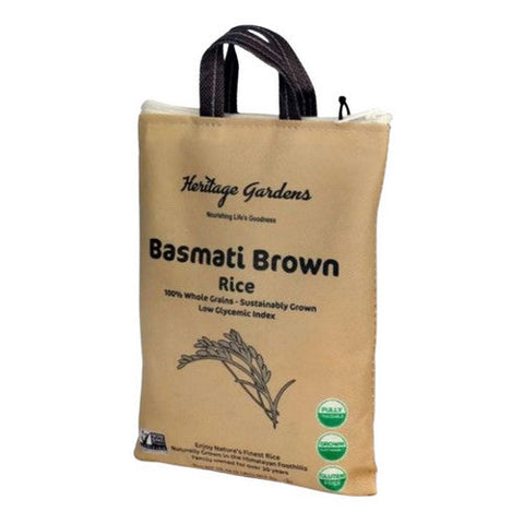 Heritage Gardens, Brown Basmati Rice, 2 Lbs(Case Of 5) Heritage Gardens