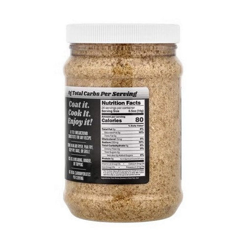 Pork King Good, Pork Rind Crumbs Unseasoned, 12 Oz(Case Of 6)