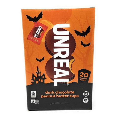 Unreal, Halloween Dark Chocolate Peanut Butter Cups, 10.6 Oz(Case Of 9) Unreal