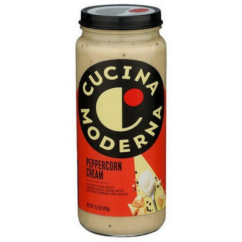 Cucina Moderna, Peppercorn Cream Pasta Sauce, 15.5 Oz(Case Of 12) Cucina Moderna