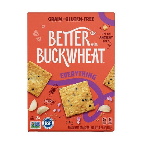 Better With Buckwheat, Everything Cracker, 4.25 Oz(Case Of 6) Better With Buckwheat