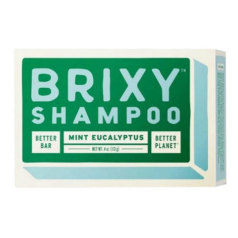 Brixy, Shampoo Bar Mint Eucalyptus, 4 Oz Brixy