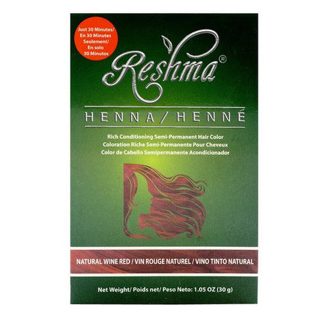 Reshma Beauty, Natural Wine Red Semi Permanent Hair Color, 1.05 Oz Reshma Beauty