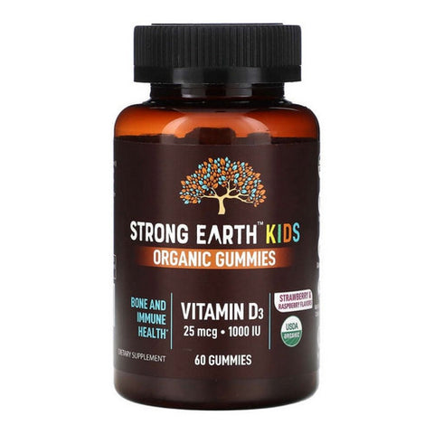 Organiv Vitamin D3 Strawberry 60 Gummies by Yum-V's