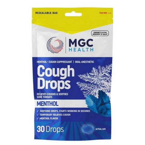 Mgc Health, Cough Drops Menthol, 30 Drops Mgc Health