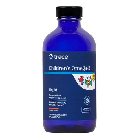 Children's Liquid Omega-3 Orange Flavor 8 Oz by Trace Minerals