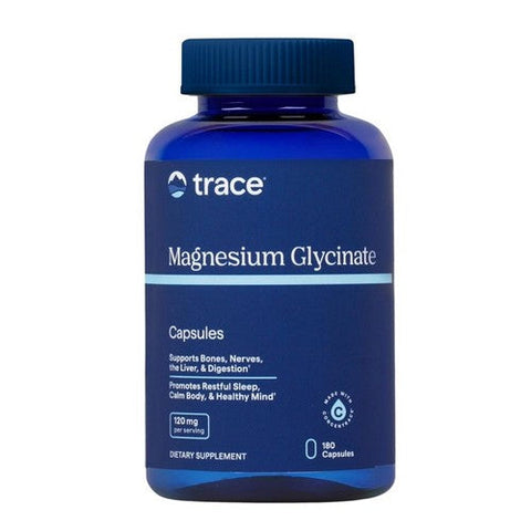 Trace Minerals, Magnesium Glycinate, 120 mg, 180 Count Trace Minerals