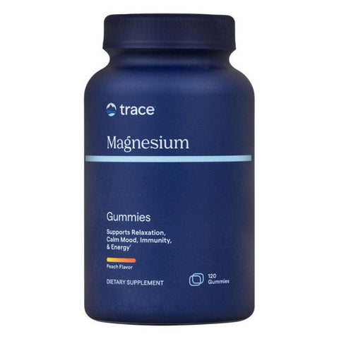 Trace Minerals, Magnesium Gummies Peach Flavor, 336 mg, 120 Count Trace Minerals