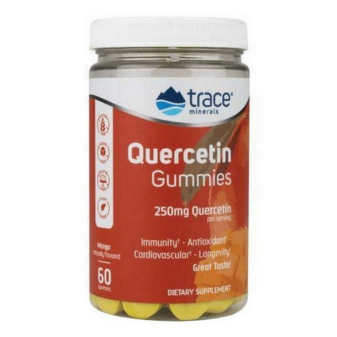Trace Minerals, Quercetin Gummies Mango Flavor, 250 mg, 60 Count Trace Minerals