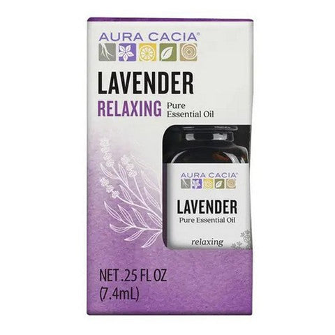 Aura Cacia, Essential Oil Lavender Boxed, 0.25 Oz Aura Cacia