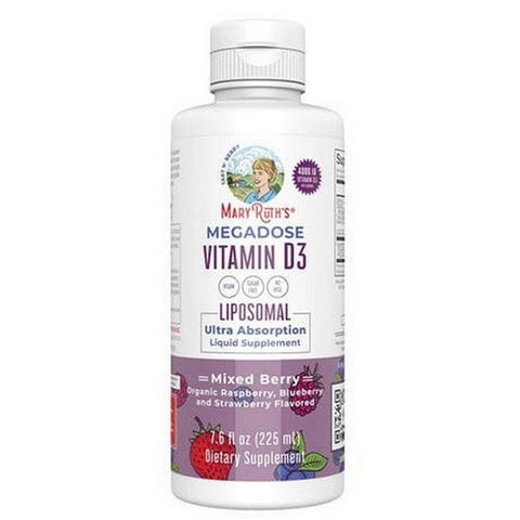 Megadose Vitamin D3 Liposomal Mixed Berry 7.6 Oz by MaryRuth's