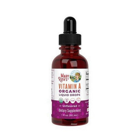 MaryRuth's, Organic Vitamin A Liquid Drops Unflavored, 1 Oz MaryRuth's