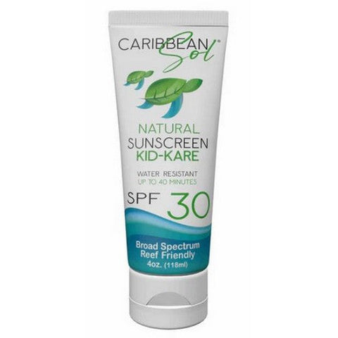 Caribbean Solutions, Kid Care Mineral Sunscreen Lotion SPF 30, 4 Oz Caribbean Solutions