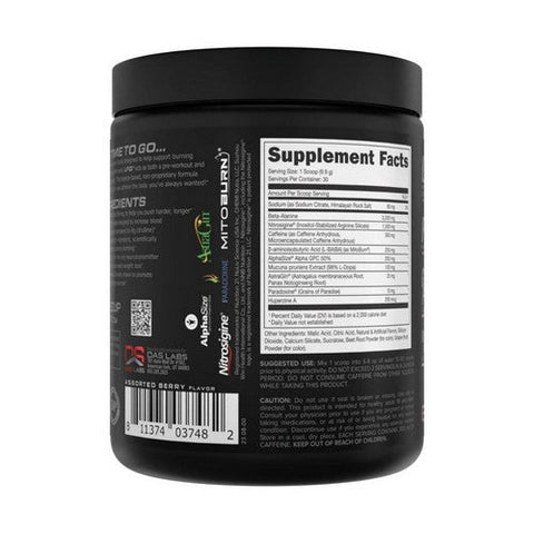 Bucked Up, LFG Pre-Workout Burn Berry, 10.5 Oz Bucked Up
