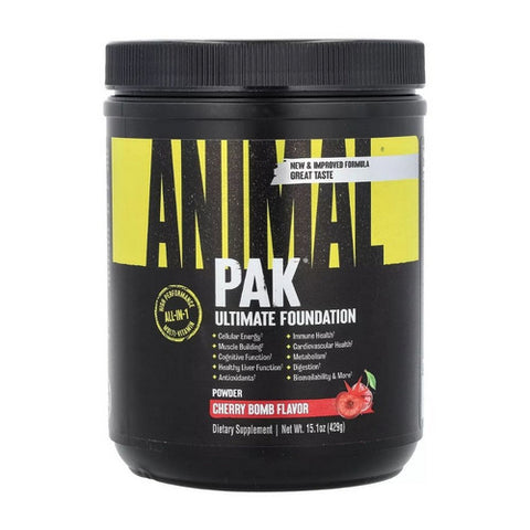 Universal Nutrition, Animal Pak Powder Cherry Bomb, 429 Grams Universal Nutrition