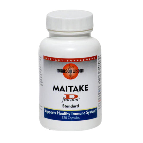 Mushroom Wisdom, Maitake D-Fraction, D-FRACTION, 120 CAP