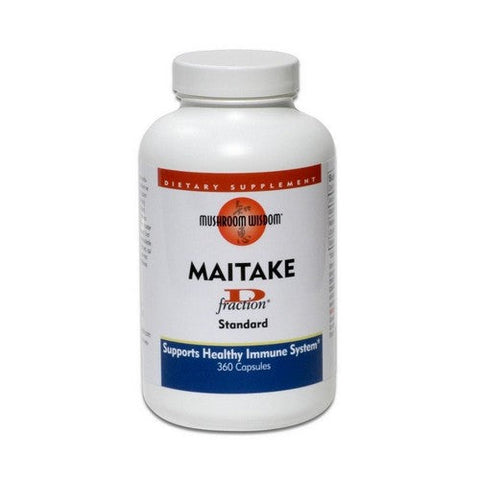 Maitake Mushroom Wisdom, Maitake D-Fraction Standard, D-FRACTION, 360 CAP Maitake Mushroom Wisdom