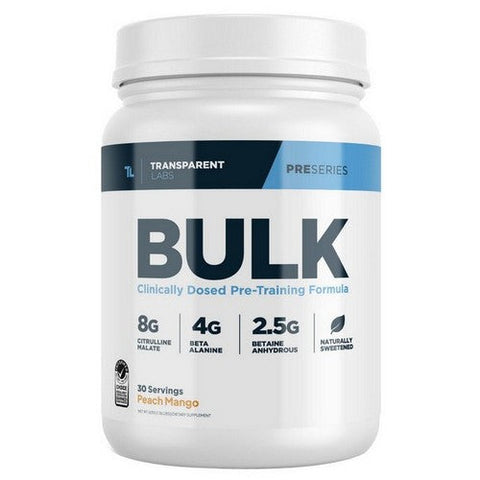 Transparent Labs, Bulk Peach Mango, 21.76 Oz Transparent Labs
