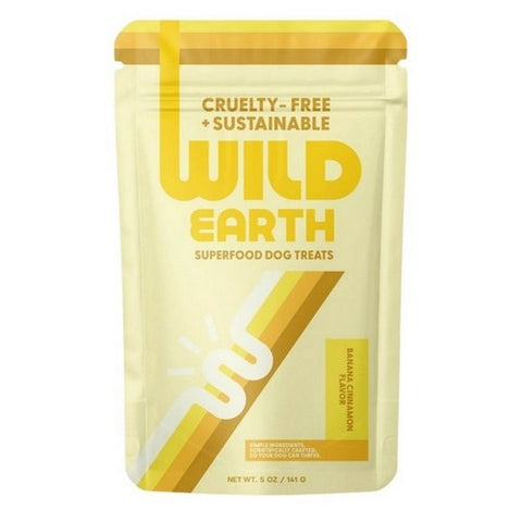 Wild Earth, Dog Treats Banana Cinnamon, 5 Oz (Case Of 8) Wild Earth