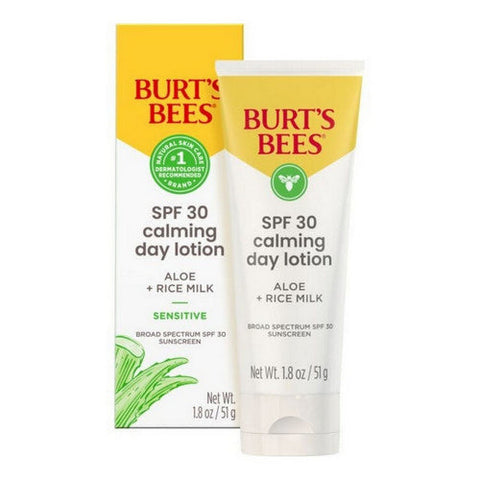 Burts Bees, Sensitive Solutions Calming Day Lotion SPF 30, 1.8 Oz