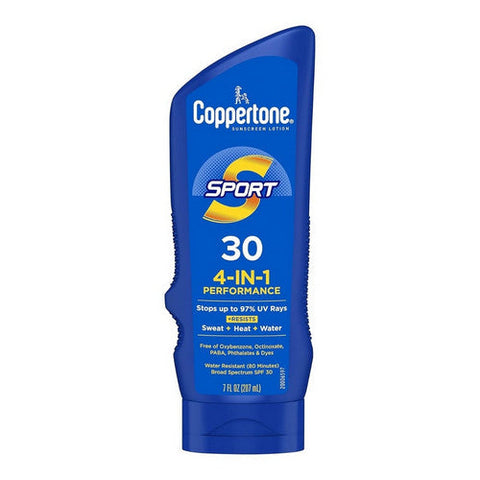 Coppertone, Sport 4-In-1 Sunscreen Lotion Spf 30, 7 Oz Coppertone