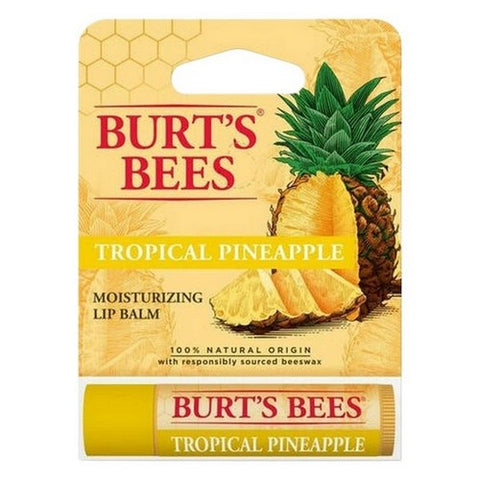 Burts Bees, Tropical Pineapple Lip Balm Blister Box, 0.15 Oz Burts Bees