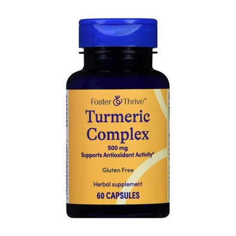 Foster And Thrive, Turmeric Complex, 500 Mg, 60 Caps Foster And Thrive