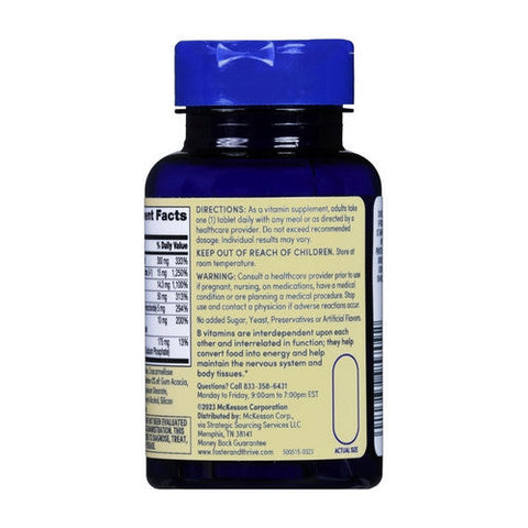 Foster And Thrive, Vitamin B-Complex, 100 Tabs