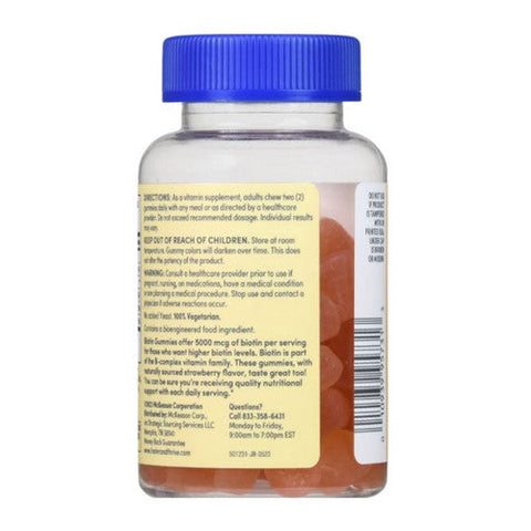 Foster And Thrive, Biotin Gummies, 5000 Mcg, 60 Count Foster And Thrive
