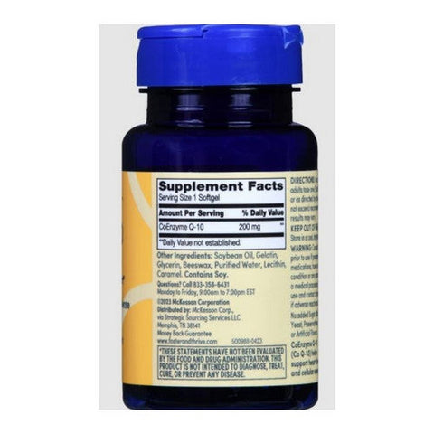 Foster And Thrive, Co Q-10 Rapid Release, 200 Mg, 30 Softgels Foster And Thrive