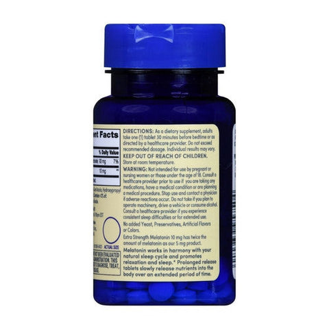Foster And Thrive, Extra Strength Melatonin, 10 Mg, 60 Tabs Foster And Thrive
