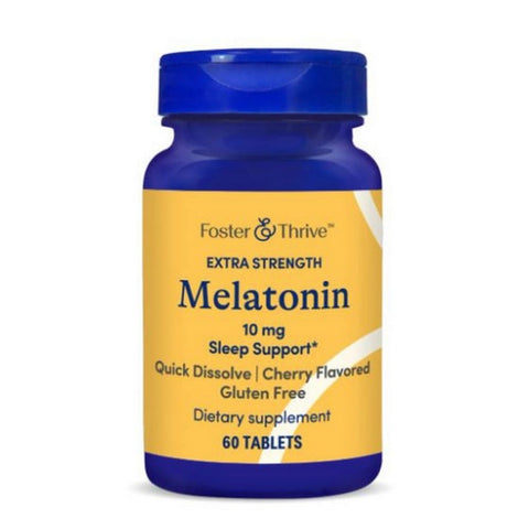 Extra Strength Melatonin 60 Tabs by Foster And Thrive