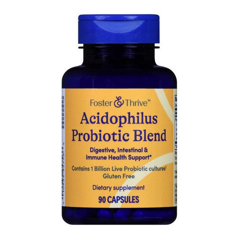 Foster And Thrive, Acidophilus Probiotic Blend, 90 Capsules Foster And Thrive