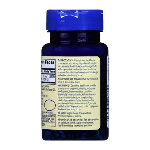 Foster And Thrive, Vitamin D3, 250 Mcg, 100 Softgels