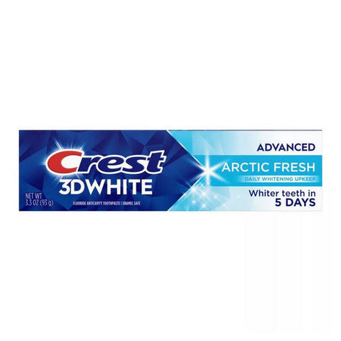 Crest, 3D White Advanced Teeth Whitening Arctic Fresh Toothpaste, 3.3 Oz