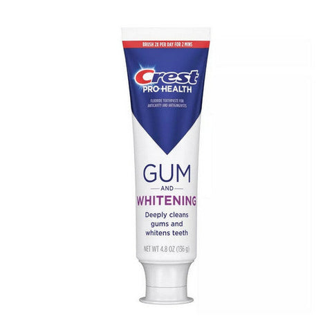 Crest, Pro Health Gum Detoxify Gentle Whitening Fluoride Toothpaste, 4.8 Oz