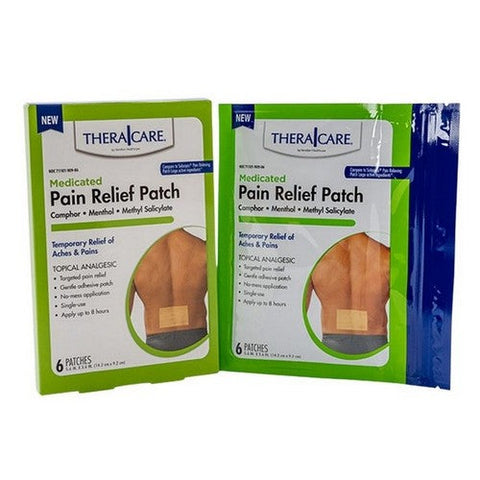 Theracare, Pain Relief Medicated Patch, 6 Count Theracare
