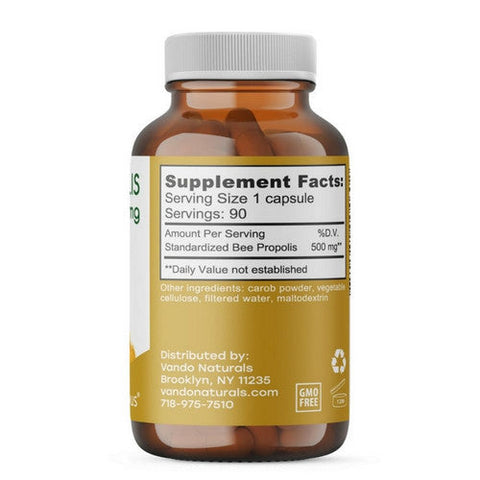 Apihaus, Propolis, 500 Mg, 90 VegCaps Apihaus