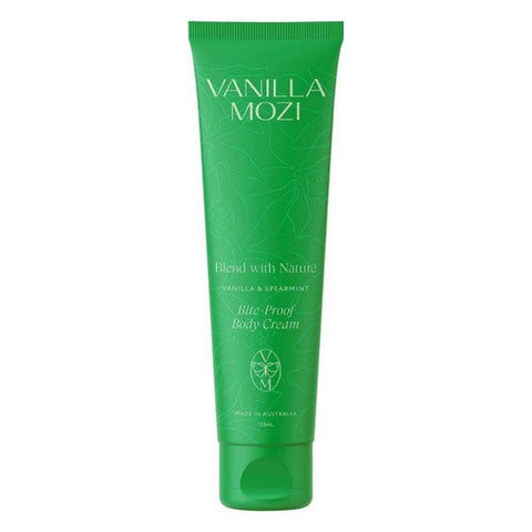 Vanilla Mozi, Bite Proof Body Cream Vanilla Spearmint, 4.2 Oz Vanilla Mozi