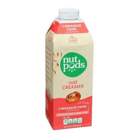 Nutpods, Oat Creamer Cinnamon Swirl, 25.4 Oz (Case Of 6) Nutpods